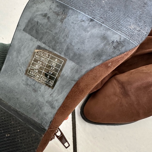 Brown Thigh High Boots - Picture 4 of 4